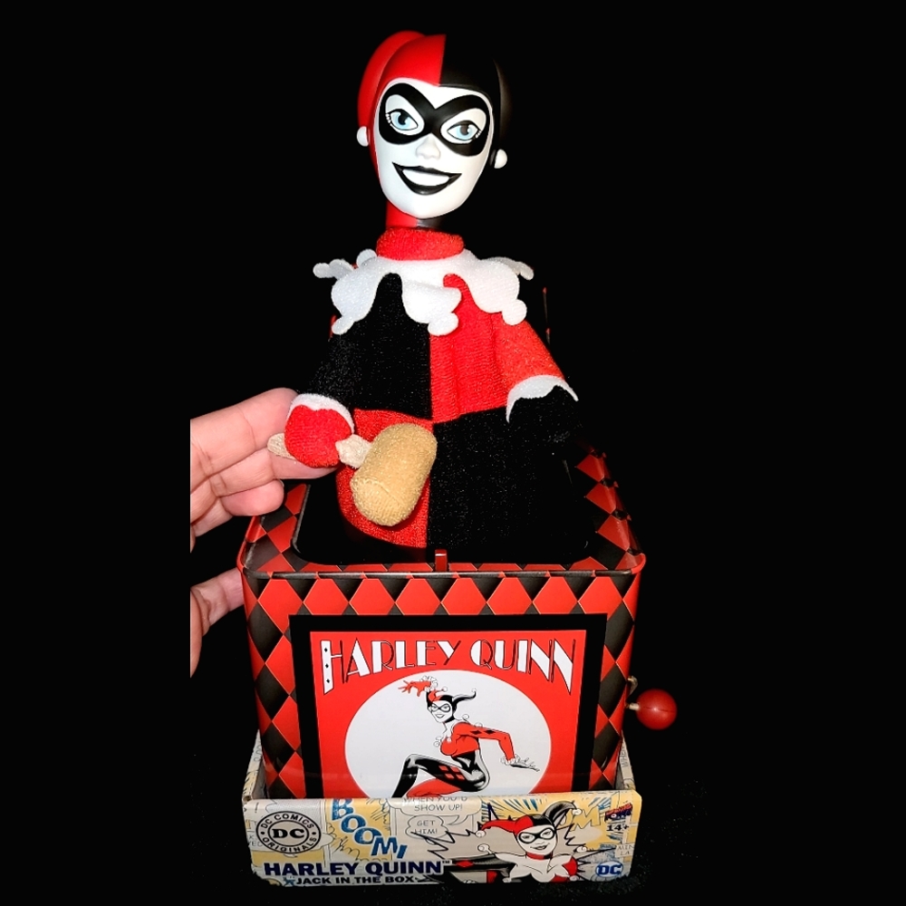 $$ SOLD $$            Bif Bang Pow! DC Comics Harley Quinn Jack in The Box @2017